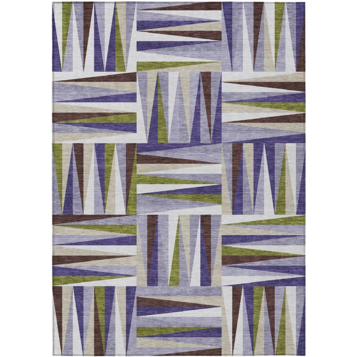 Addison Rugs Chantille Purple ACN1012 8ft. x 10ft. Rect. Rug