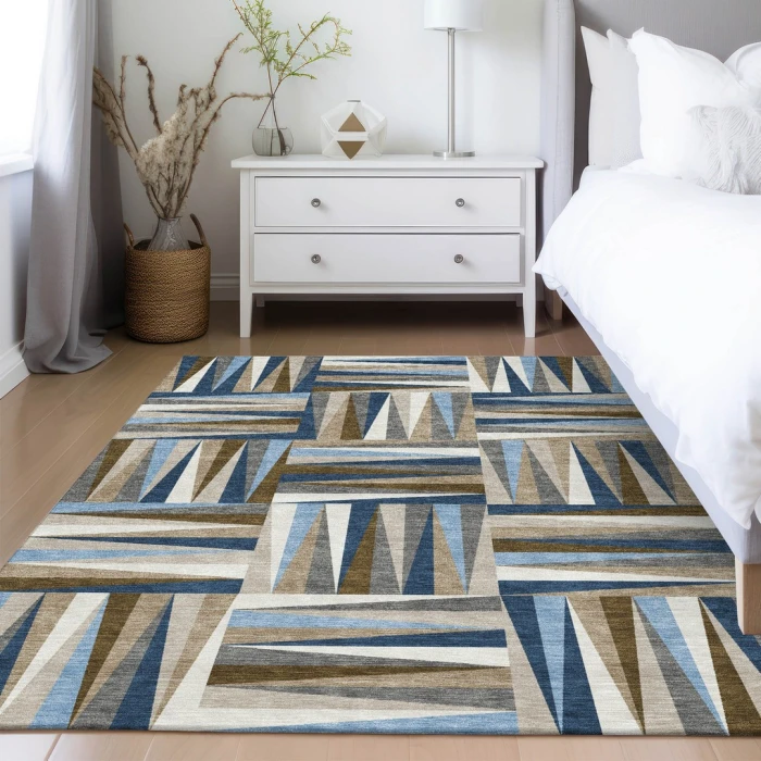 Addison Rugs Chantille Blue ACN1012 8ft. x 10ft. Rect. Rug
