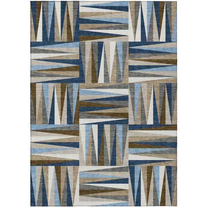 Addison Rugs Chantille Blue ACN1012 8ft. x 10ft. Rect. Rug