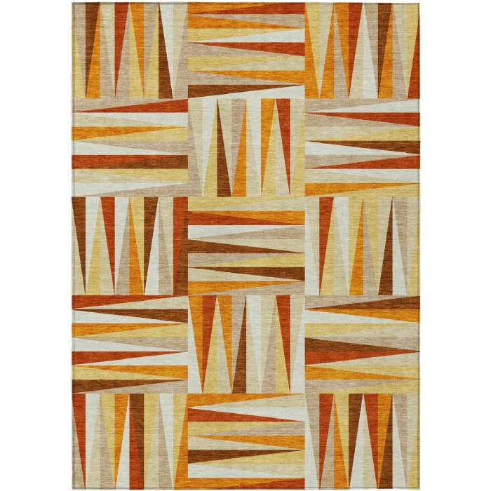 Addison Rugs Chantille Orange ACN1012 9ft. x 12ft. Rect. Rug