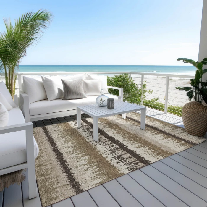 Addison Rugs Chantille Brown ACN1013 8ft. x 10ft. Rect. Rug