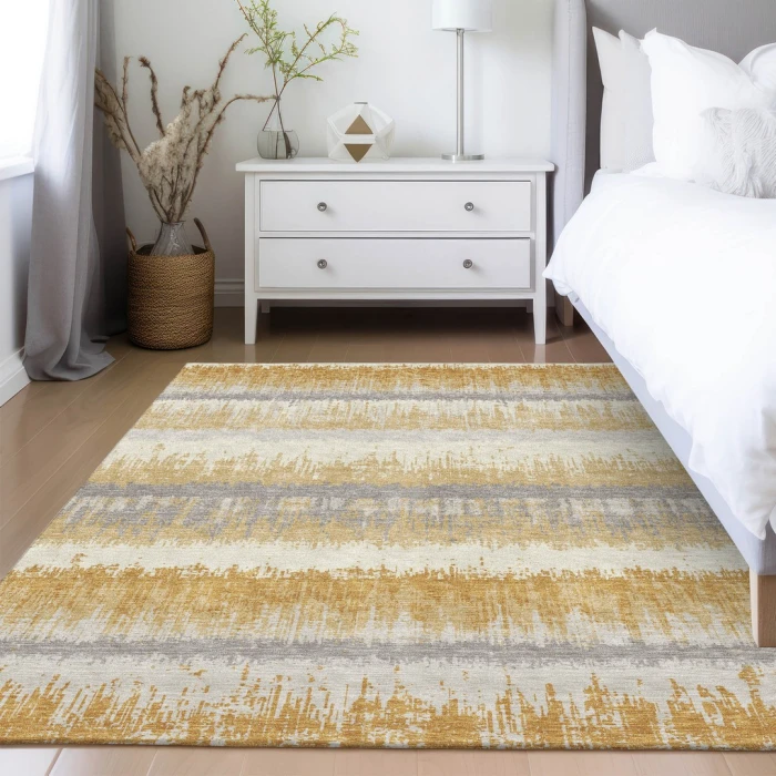 Addison Rugs Chantille Gold ACN1013 5ft. x 7ft.6in. Rect. Rug