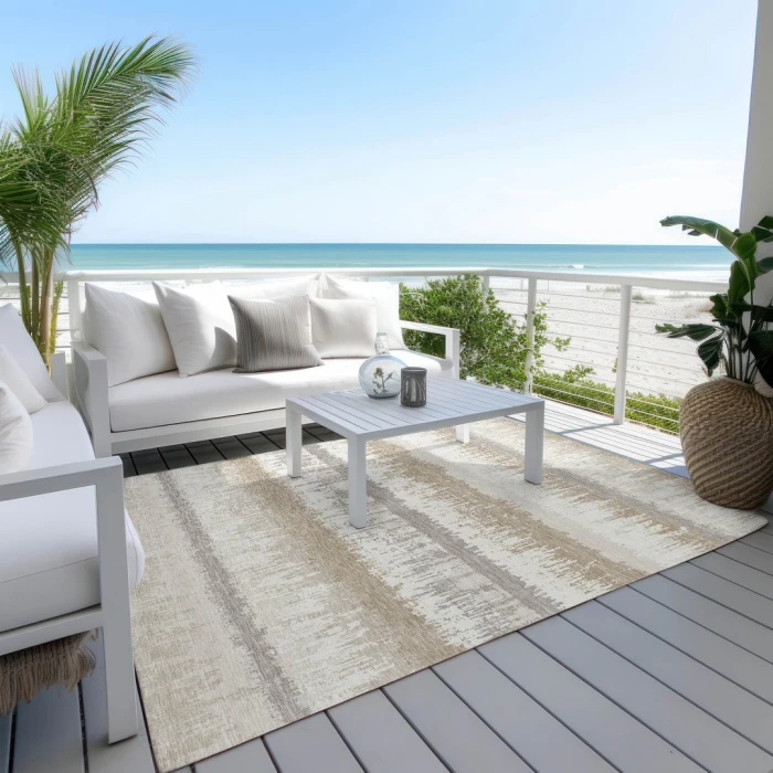 Addison Rugs Chantille Ivory ACN1013 8ft. x 10ft. Rect. Rug