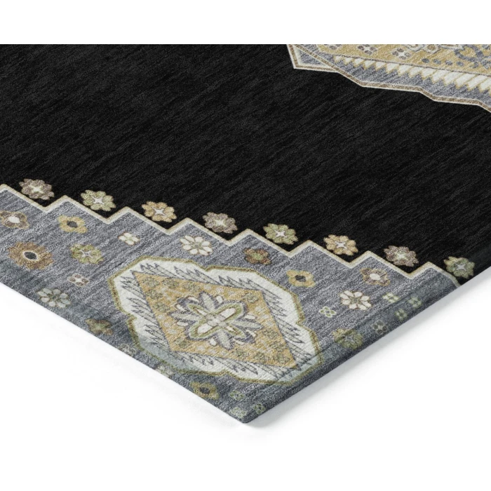 Addison Rugs Chantille Black ACN1014 9ft. x 12ft. Rect. Rug