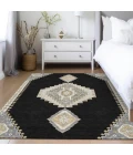 Addison Rugs Chantille Black ACN1014 9ft. x 12ft. Rect. Rug
