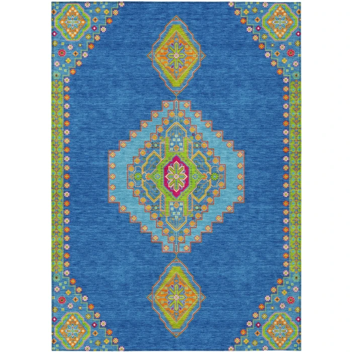 Addison Rugs Chantille Blue ACN1014 9ft. x 12ft. Rect. Rug