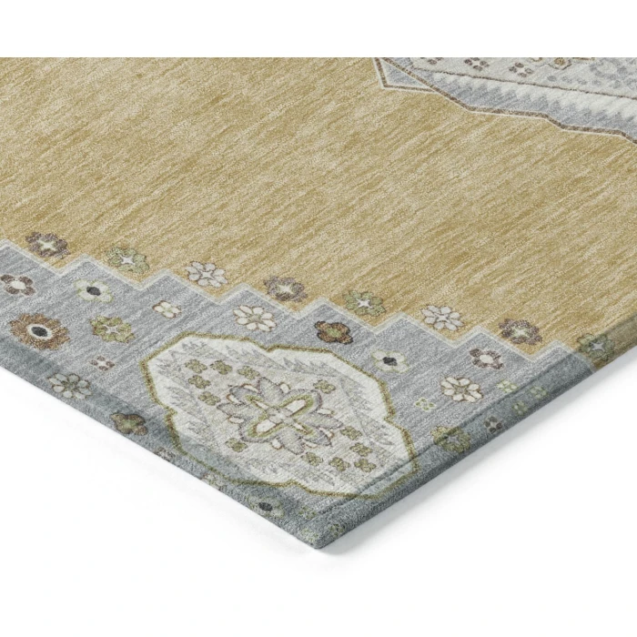 Addison Rugs Chantille Gold ACN1014 9ft. x 12ft. Rect. Rug