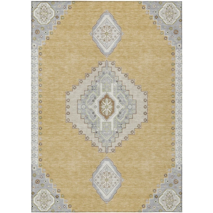 Addison Rugs Chantille Gold ACN1014 9ft. x 12ft. Rect. Rug