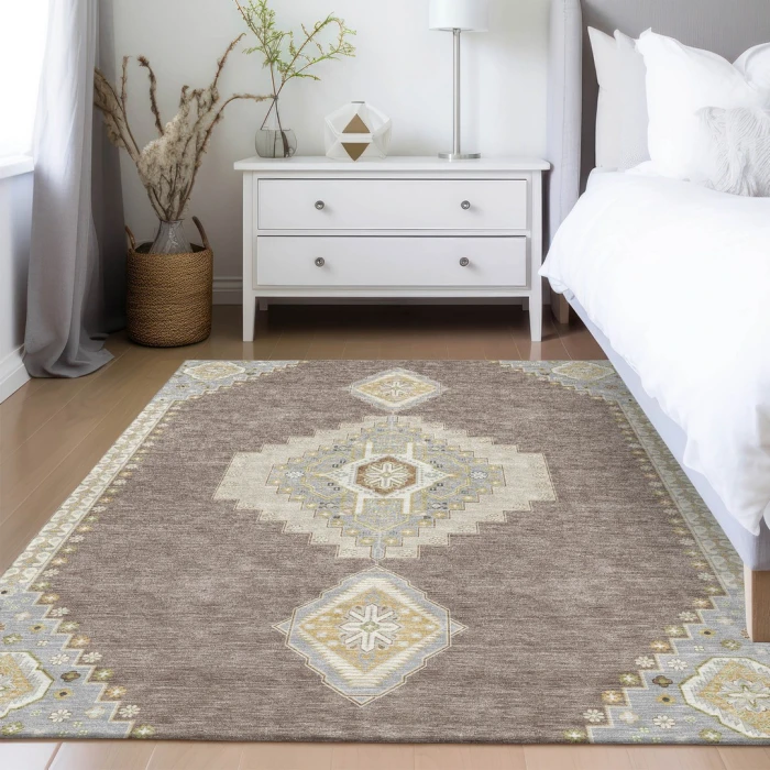 Addison Rugs Chantille Brown ACN1014 5ft. x 7ft.6in. Rect. Rug
