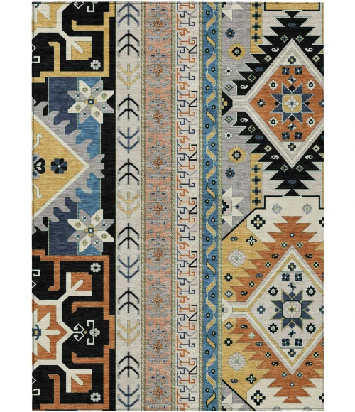 Addison Rugs Chantille Black ACN1015 5ft. x 7ft.6in. Rect. Rug