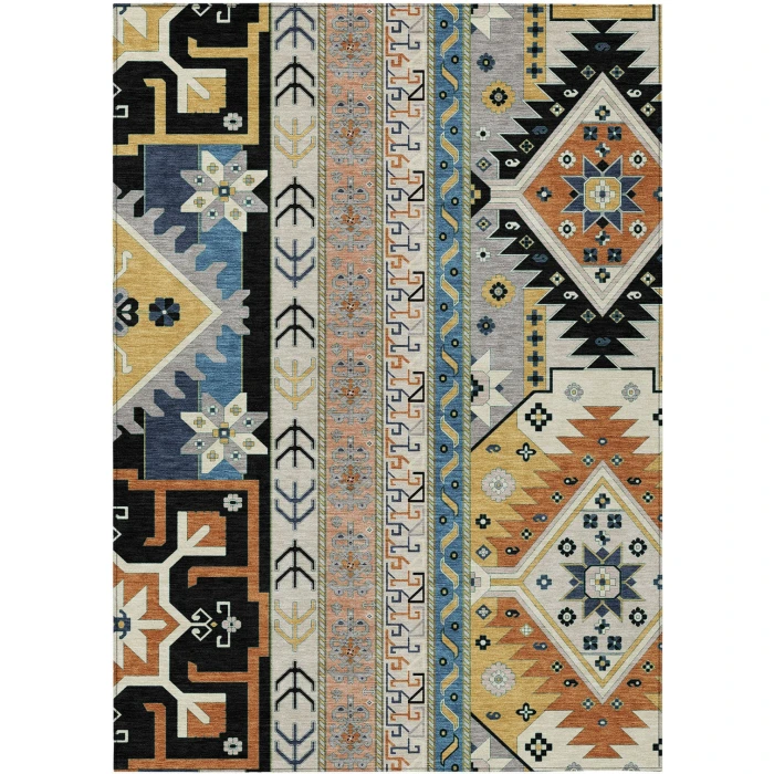Addison Rugs Chantille Black ACN1015 8ft. x 10ft. Rect. Rug