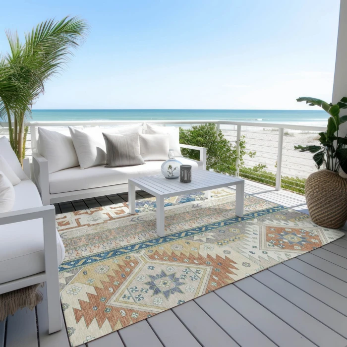 Addison Rugs Chantille Ivory ACN1015 5ft. x 7ft.6in. Rect. Rug