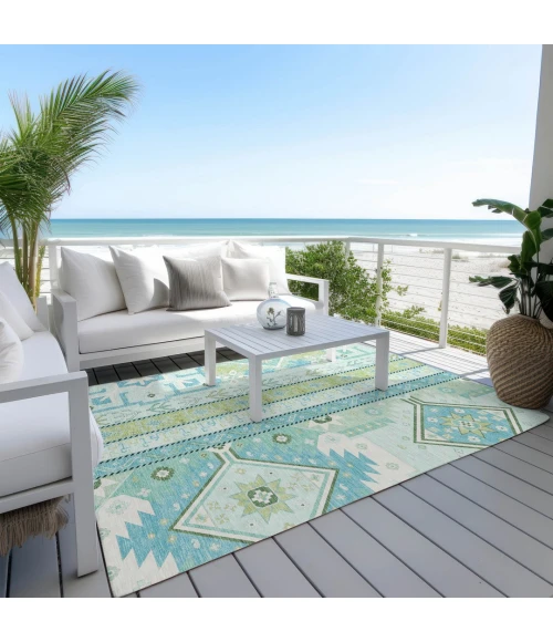 Addison Rugs Chantille Green ACN1015 8ft. x 10ft. Rect. Rug