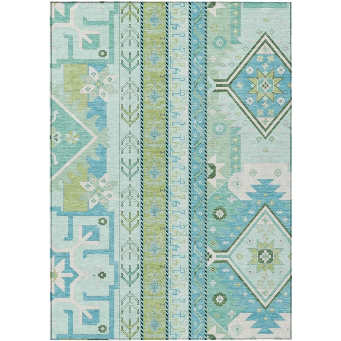 Addison Rugs Chantille Green ACN1015 9ft. x 12ft. Rect. Rug