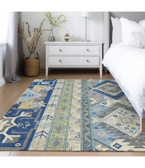 Addison Rugs Chantille Blue ACN1015 5ft. x 7ft.6in. Rect. Rug