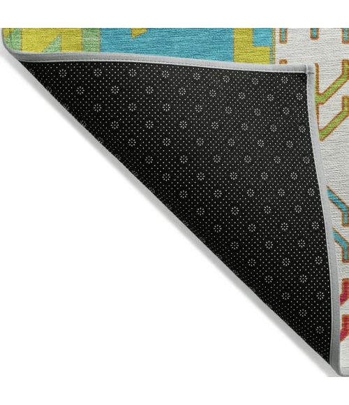 Addison Rugs Chantille Teal ACN1015 9ft. x 12ft. Rect. Rug