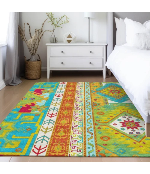 Addison Rugs Chantille Teal ACN1015 9ft. x 12ft. Rect. Rug