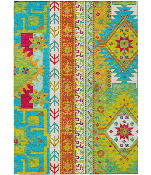 Addison Rugs Chantille Teal ACN1015 9ft. x 12ft. Rect. Rug