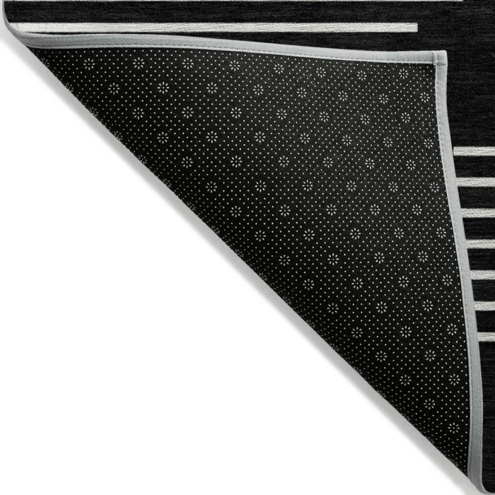 Addison Rugs Chantille Black ACN1016 5ft. x 7ft.6in. Rect. Rug