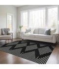 Addison Rugs Chantille Black ACN1016 5ft. x 7ft.6in. Rect. Rug