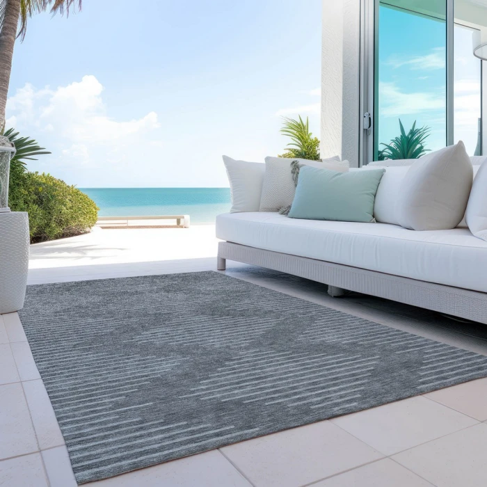 Addison Rugs Chantille Gray ACN1016 8ft. x 10ft. Rect. Rug