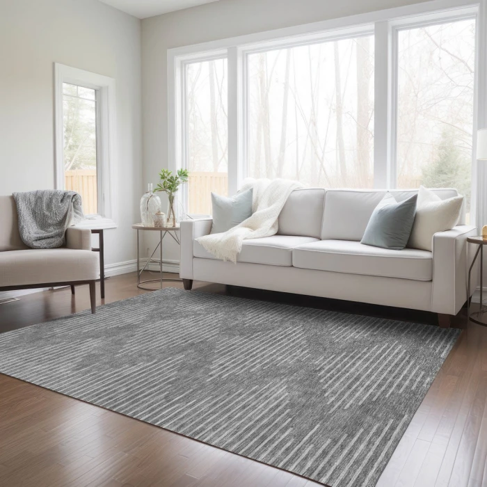 Addison Rugs Chantille Gray ACN1016 8ft. x 10ft. Rect. Rug