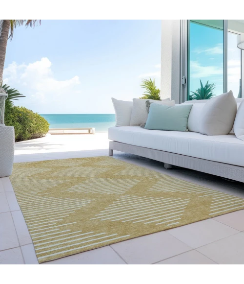Addison Rugs Chantille Gold ACN1016 5ft. x 7ft.6in. Rect. Rug