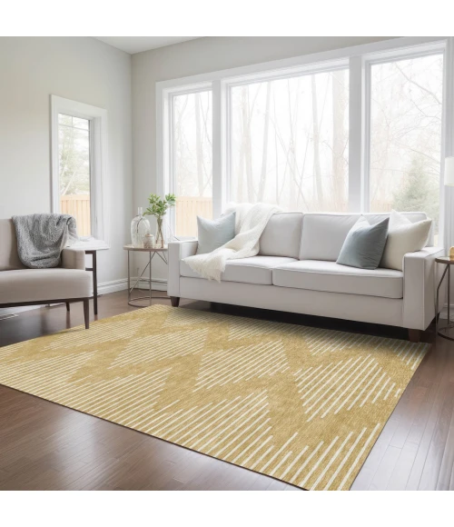 Addison Rugs Chantille Gold ACN1016 5ft. x 7ft.6in. Rect. Rug