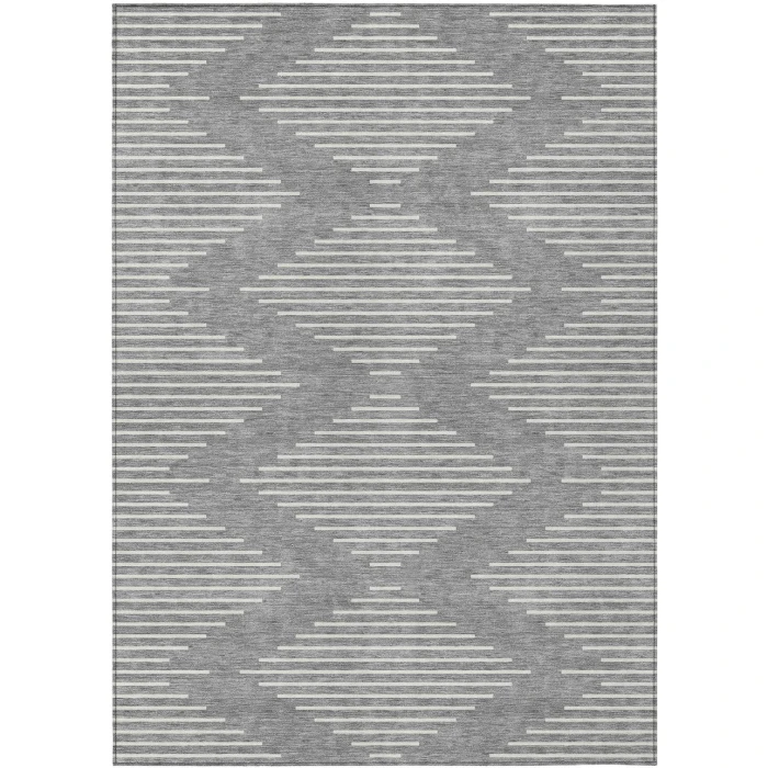 Addison Rugs Chantille Gray ACN1016 9ft. x 12ft. Rect. Rug