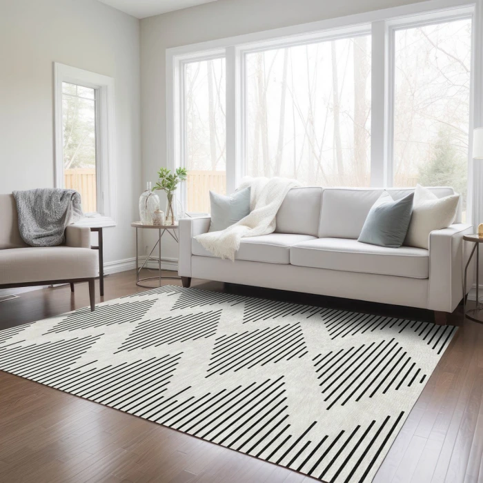 Addison Rugs Chantille Ivory ACN1016 9ft. x 12ft. Rect. Rug
