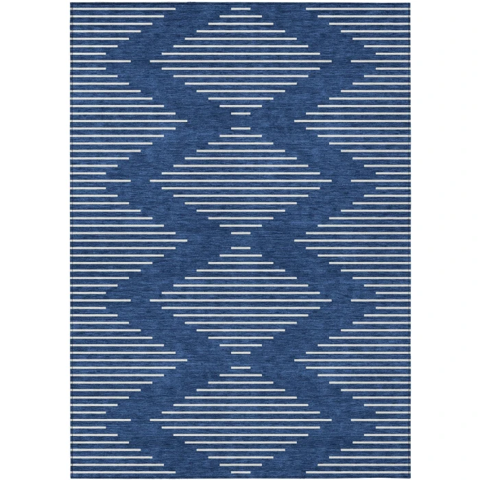 Addison Rugs Chantille Blue ACN1016 5ft. x 7ft.6in. Rect. Rug