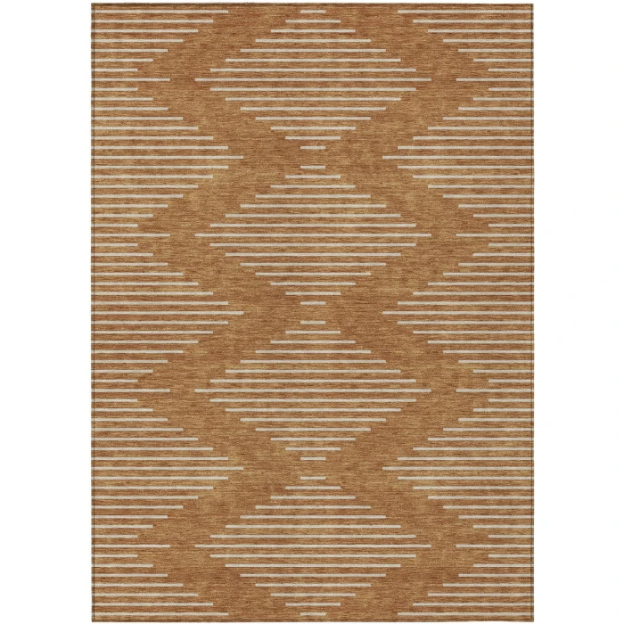 Addison Rugs Chantille Orange ACN1016 8ft. x 10ft. Rect. Rug