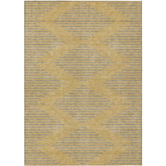 Addison Rugs Chantille Gold ACN1017 8ft. x 10ft. Rect. Rug
