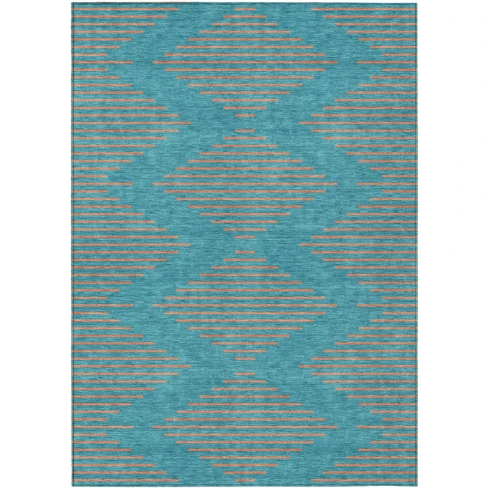Addison Rugs Chantille Teal ACN1017 8ft. x 10ft. Rect. Rug