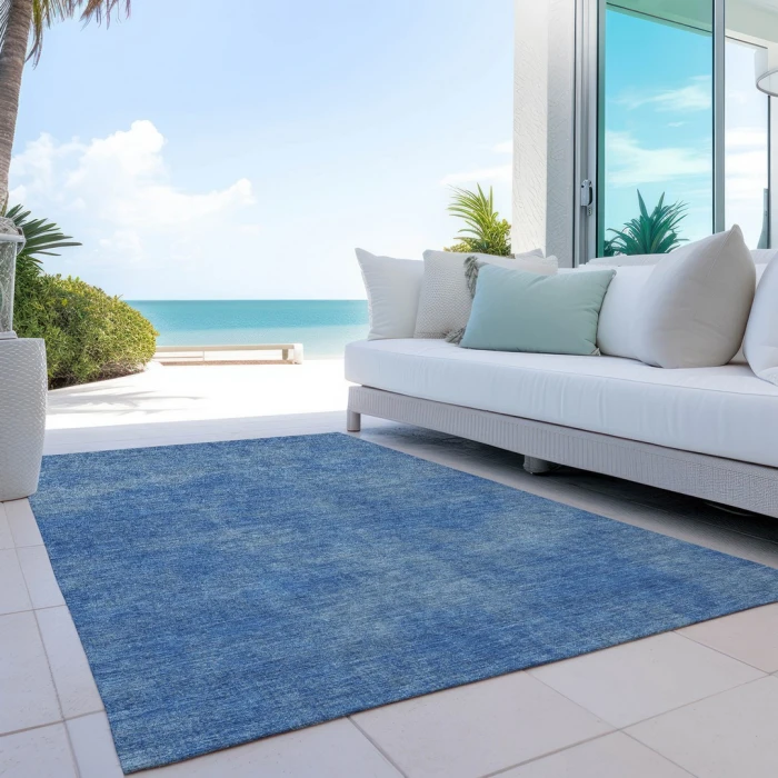 Addison Rugs Chantille Blue ACN1018 9ft. x 12ft. Rect. Rug