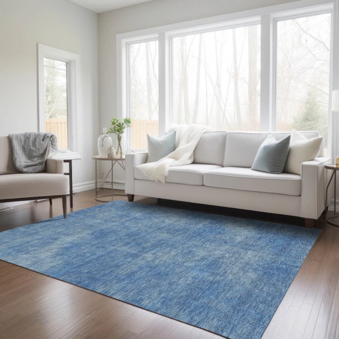 Addison Rugs Chantille Blue ACN1018 9ft. x 12ft. Rect. Rug
