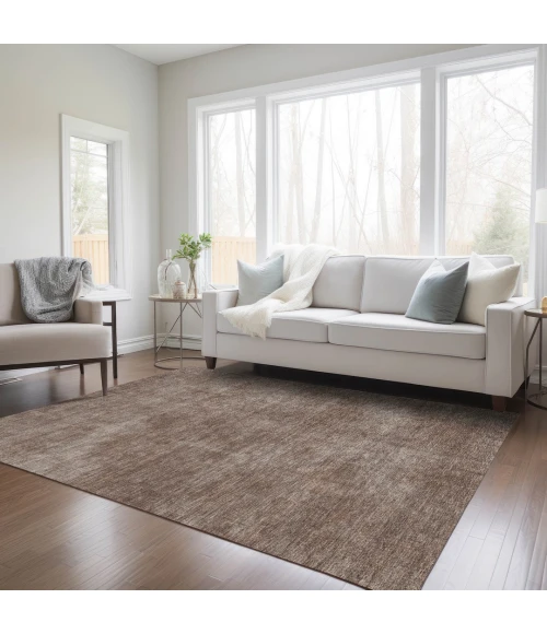 Addison Rugs Chantille Brown ACN1018 9ft. x 12ft. Rect. Rug