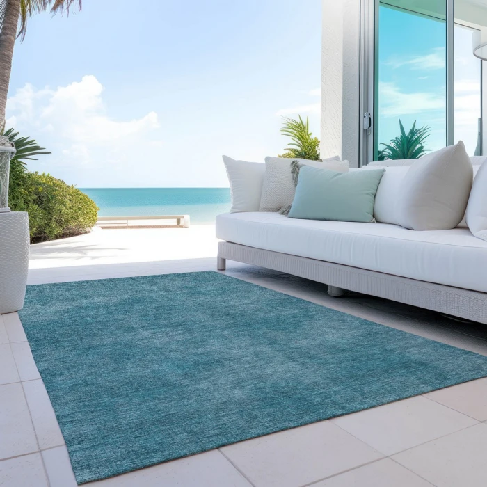 Addison Rugs Chantille Teal ACN1018 5ft. x 7ft.6in. Rect. Rug