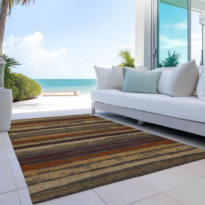 Addison Rugs Chantille Brown ACN1019 5ft. x 7ft.6in. Rect. Rug