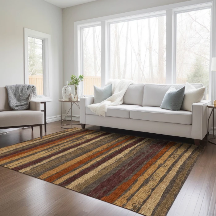 Addison Rugs Chantille Brown ACN1019 5ft. x 7ft.6in. Rect. Rug