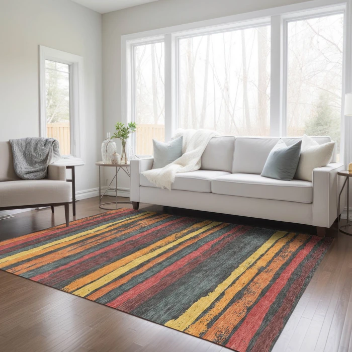 Addison Rugs Chantille Gray ACN1019 5ft. x 7ft.6in. Rect. Rug