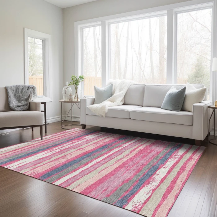 Addison Rugs Chantille Pink ACN1019 9ft. x 12ft. Rect. Rug