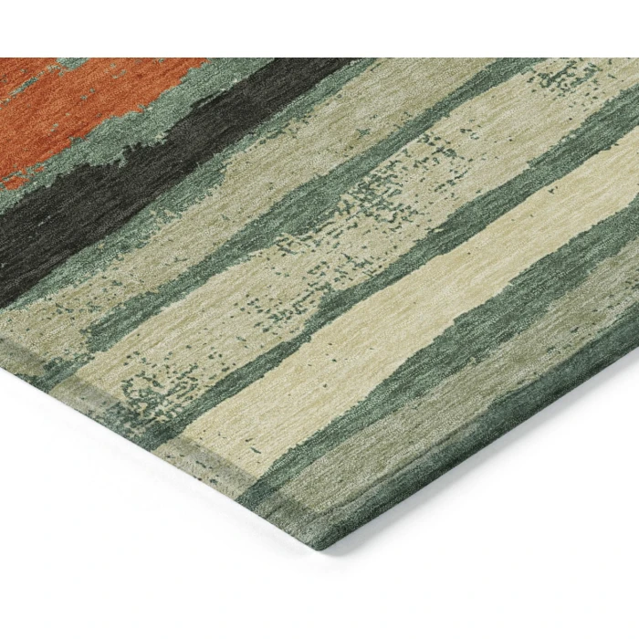 Addison Rugs Chantille Green ACN1019 5ft. x 7ft.6in. Rect. Rug