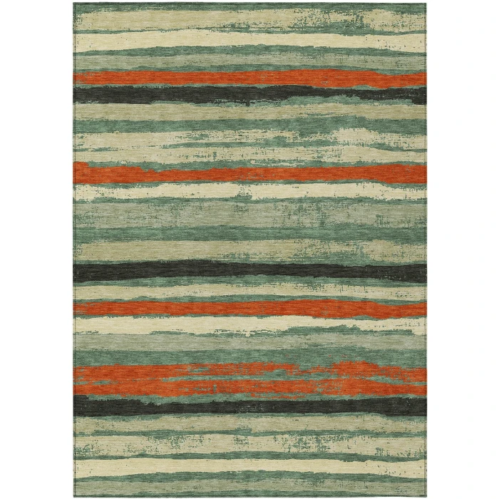Addison Rugs Chantille Green ACN1019 5ft. x 7ft.6in. Rect. Rug