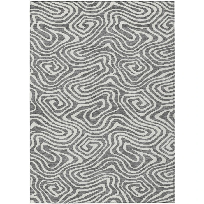 Addison Rugs Chantille Gray ACN1020 9ft. x 12ft. Rect. Rug