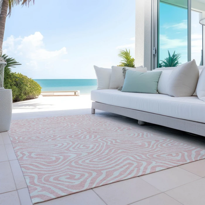 Addison Rugs Chantille Pink ACN1020 9ft. x 12ft. Rect. Rug