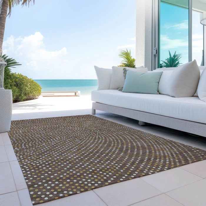 Addison Rugs Chantille Brown ACN1021 5ft. x 7ft.6in. Rect. Rug