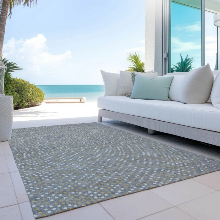 Addison Rugs Chantille Gray ACN1021 8ft. x 10ft. Rect. Rug
