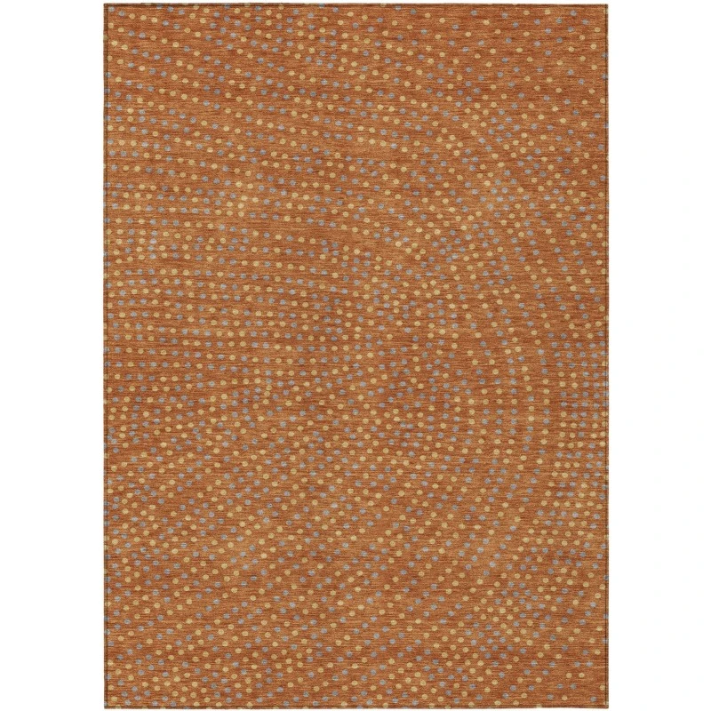 Addison Rugs Chantille Orange ACN1021 5ft. x 7ft.6in. Rect. Rug