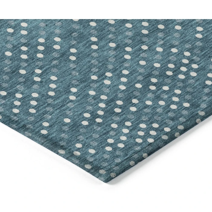Addison Rugs Chantille Teal ACN1021 9ft. x 12ft. Rect. Rug